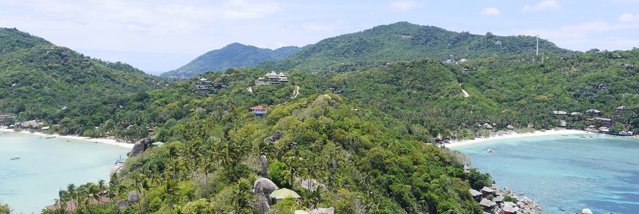 Ausblick vom Viewpoint auf Koh Tao